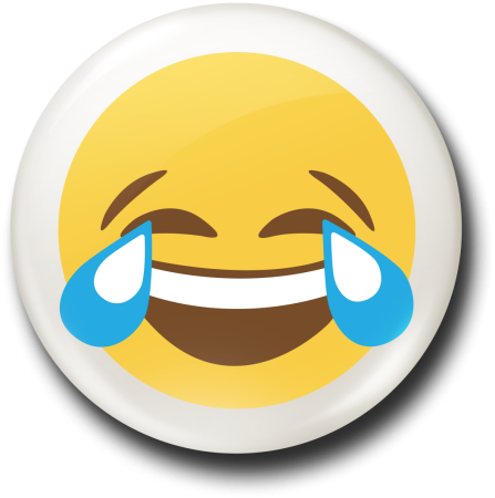 Злой смеющийся смайлик