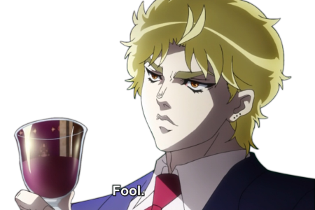 Dio Brando Jojo pose
