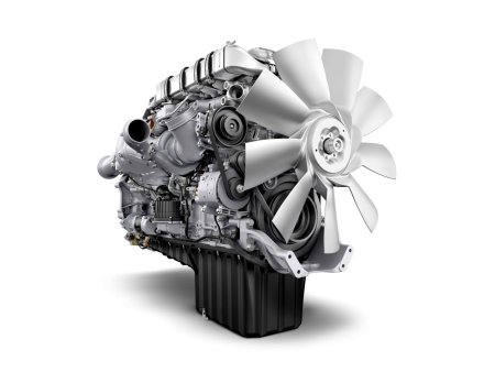 Longitudinal engine