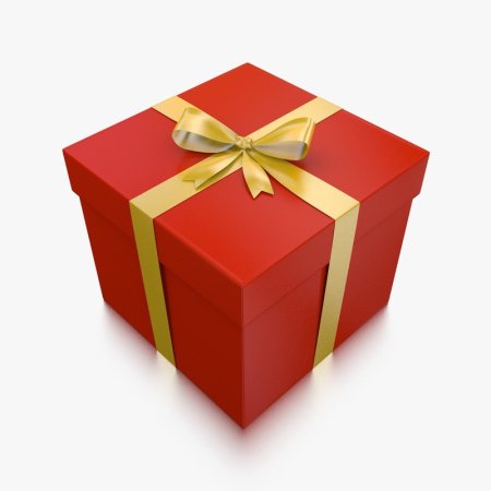 Подарок коробка 3d