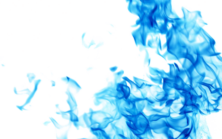 Эффект синего огня