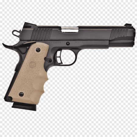 Kimber 1911 на белом фоне