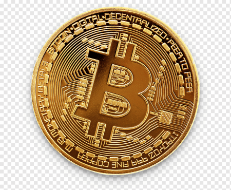 Золотой биткоин