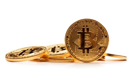Значок криптовалюты биткоин