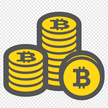 Биткоин монета без фона