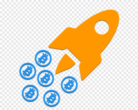 Биткоин монета без фона