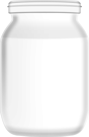 Прозрачная банка