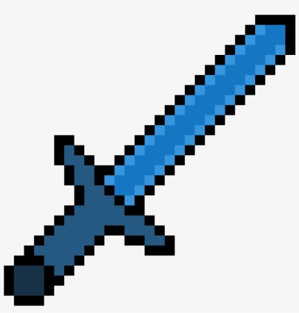 Меч из майнкрафт 16x16