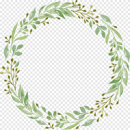 Круглая рамка из цветов