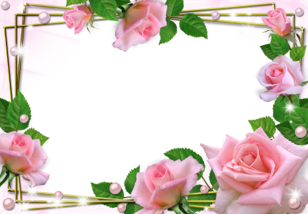 Цветочные рамки для поздравлений