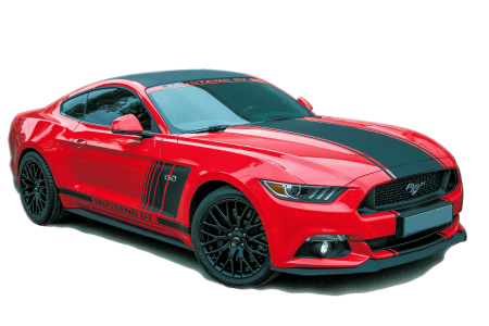 Ford Mustang красный