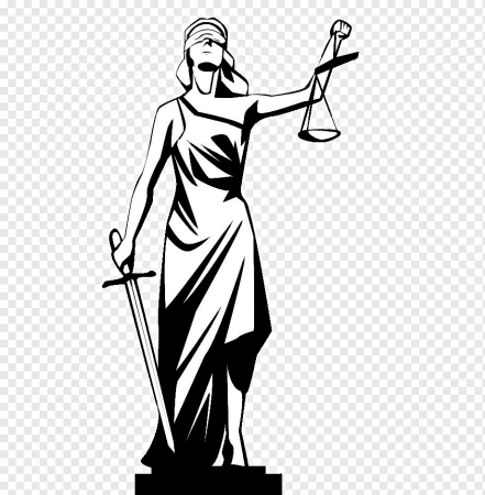 Фемида богиня правосудия в векторе