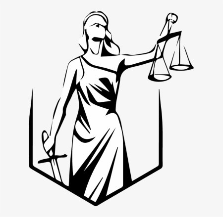 Фемида богиня правосудия в векторе