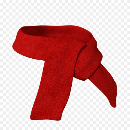 Шарф на прозрачном фоне