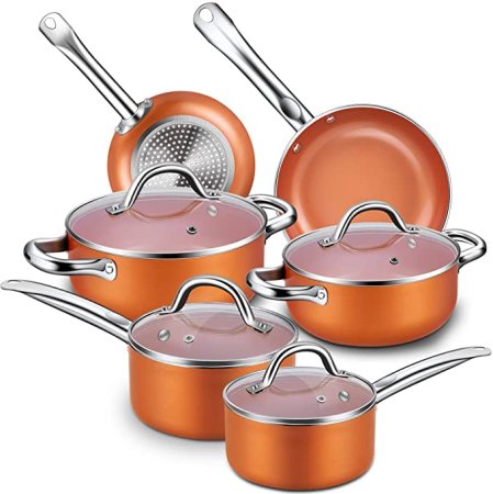 Наборы кастрюль 10 PCS non Stick Cookware Sets