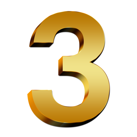 Золотые цифры 25