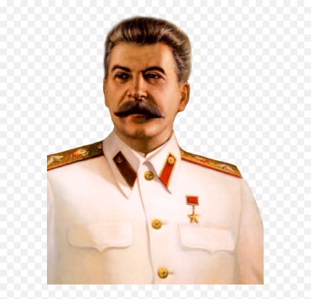 Сталин на прозрачном фоне