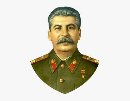 Иосиф Сталин в профиль