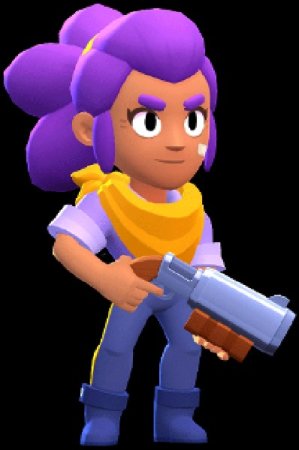 Значок Шелли из Brawl Stars