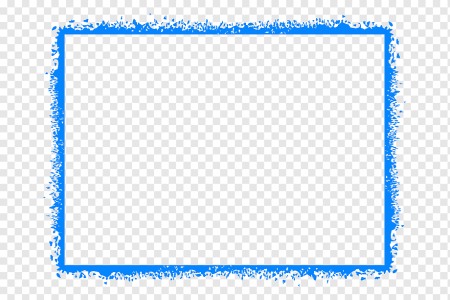 Рамка синяя