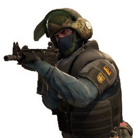 CS:go PNG спецназовец