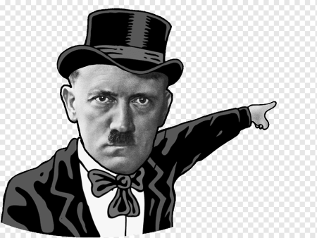 Гитлер на прозрачном фоне