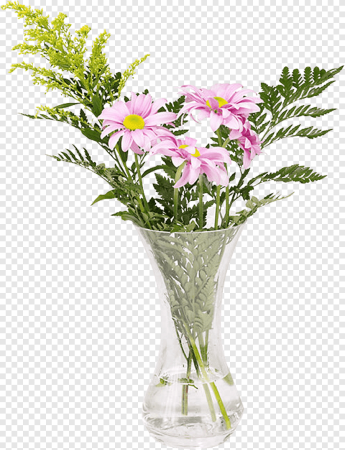 Ваза с белыми розами