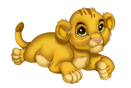 Король Лев Львенок в короне