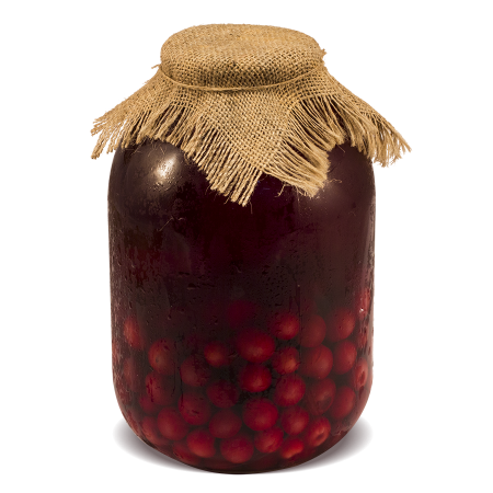 Морс клюквенный графин