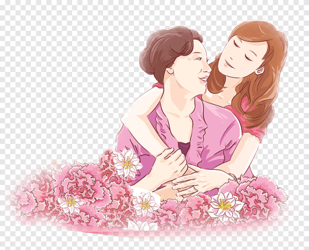 Клипарт мама на прозрачном фоне