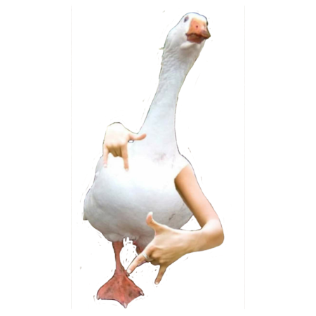 Гусь с руками
