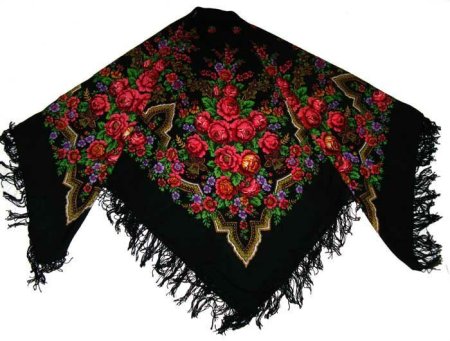 Павловопосадский платок русская красавица