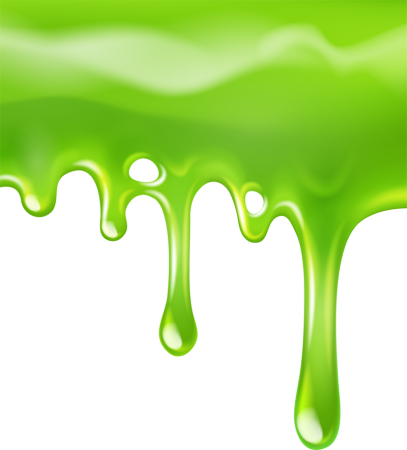 Слизь стекает