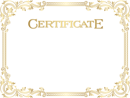 Векторные рамки для сертификатов