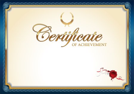 Сертификат шаблон