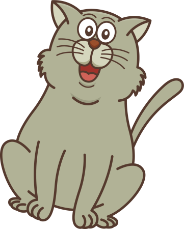 Мультяшный кот