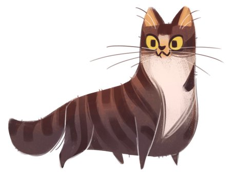Котейка мультяшный