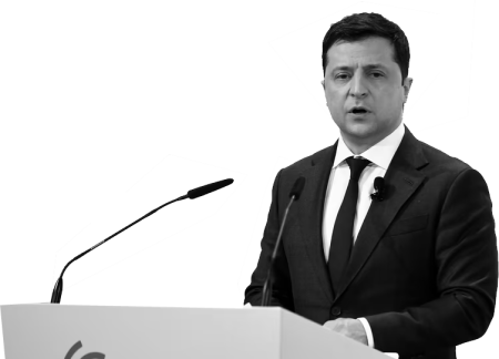 Зеленский без фона