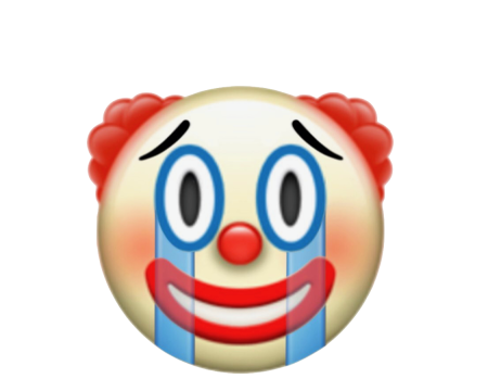 Клоун Emoji