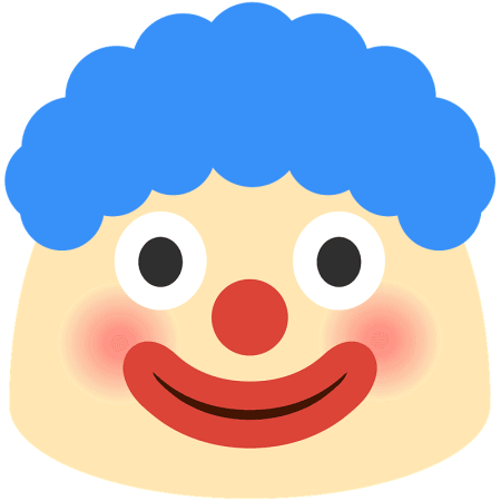 Клоун эмодзи