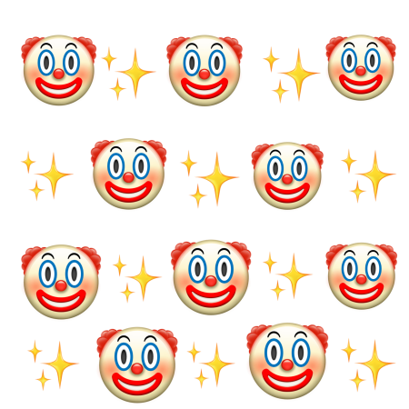 Клоун эмодзи