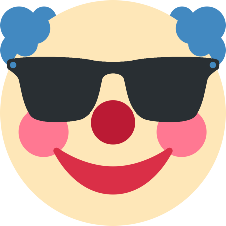 Клоун стикер ВК