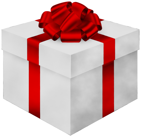 Подарок коробка без фона