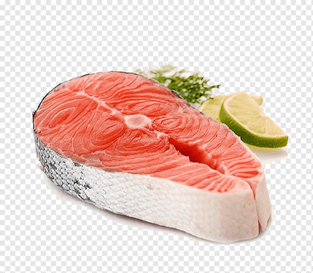 Лосось кусочки