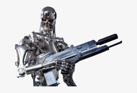 Терминатор т-800 с оружием