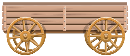 Телега мультяшная