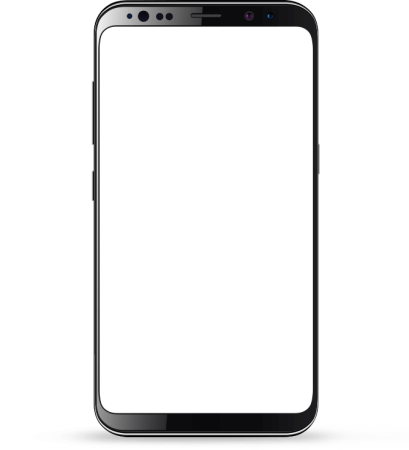 Mobile Phone frame Samsung s8 White