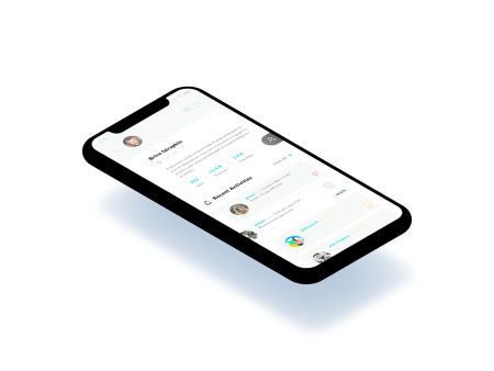 Смартфон под углом