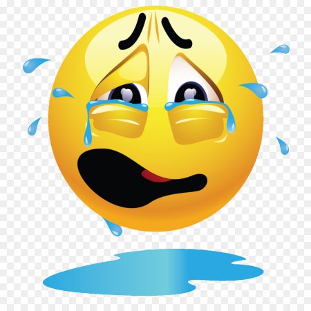 Emoji плачет
