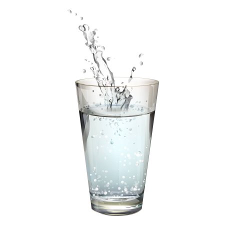 Стакан воды вектор